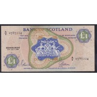 Шотландия 1 фунт 17.07.1968 г. (SCOTLAND 1 Pound  17.07.1968) P 109a: UNC--