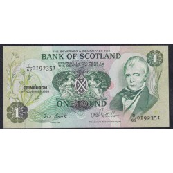 Шотландия 1 фунт 1984 (SCOTLAND 1 Pound 1984) P 111f(2): UNC