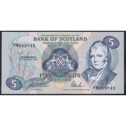 Шотландия 5 фунтов 07.01.1994 год  (SCOTLAND 5 Pounds Sterling 07.01.1994) P 116b(3): UNC