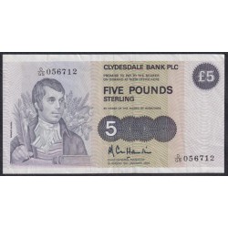 Шотландия 5 фунтов 1983 год  (SCOTLAND 5 Pounds Sterling 1983) P 212b: XF