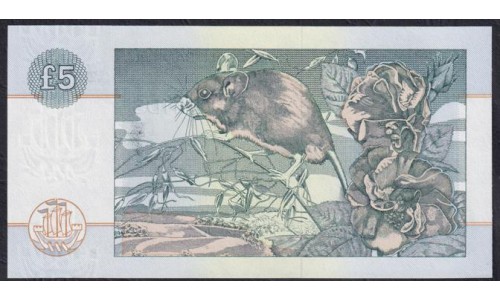 Шотландия 5 фунтов 1990 год (SCOTLAND 5 Pounds Sterling 1990) P 218a: UNC