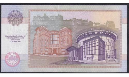 Шотландия 20 фунтов 1997 год (SCOTLAND 20 Pounds Sterling 1997) P 227(1): UNC