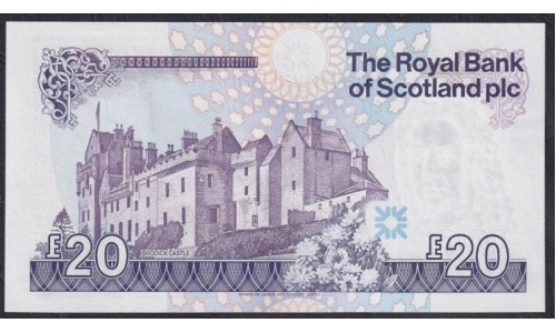 Шотландия 20 фунтов 1993 год (SCOTLAND 20 Pounds Sterling 1993) P 354b(2): UNC