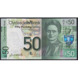 Шотландия 50 фунтов 2009 (SCOTLAND 50 Pounds Sterling 2009) P 229La: UNC