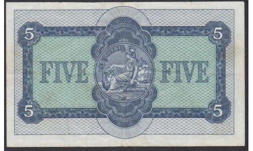 Шотландия 5 фунтов 1964 (SCOTLAND 5 Pounds 1964) P 167b : VF/XF