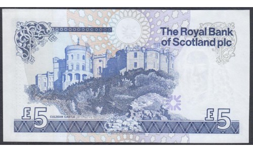 Шотландия 5 фунтов 1987 год (SCOTLAND 5 Pounds 1987) P 352a: UNC