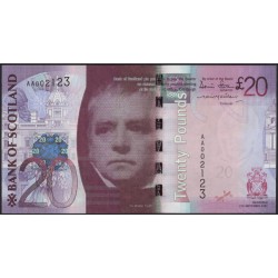 Шотландия 20 фунтов 2007 (SCOTLAND 20 Pounds 2007) P 126a : UNC