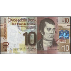 Шотландия 10 фунтов 2009 (SCOTLAND 10 Pounds Sterling 2009) P 229Ja : UNC