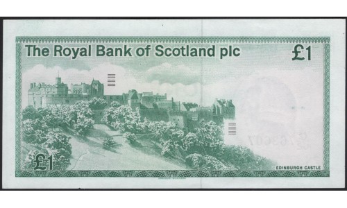 Шотландия 1 фунт 1982 (SCOTLAND 1 Pound 1982) P 341a: UNC