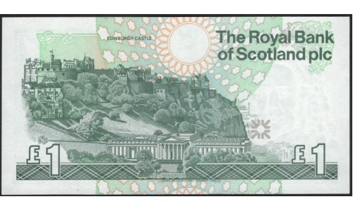 Шотландия 1 фунт 1996 (SCOTLAND 1 Pound Sterling 1996) P 351c : UNC