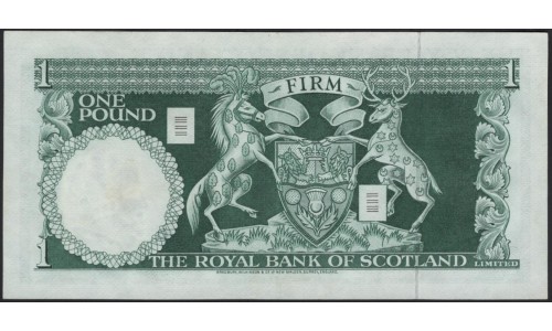 Шотландия 1 фунт 1969 (SCOTLAND 1 Pound Sterling 1969) P 329a : UNC-