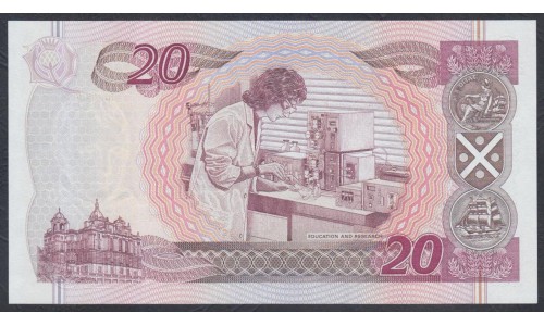 Шотландия 20 фунтов 1998 (SCOTLAND 20 Pounds Sterling 1998) P 121b : UNC