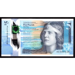 Шотландия 5 фунтов 2016 (SCOTLAND 5 Pounds Sterling 2016) P 370 : UNC