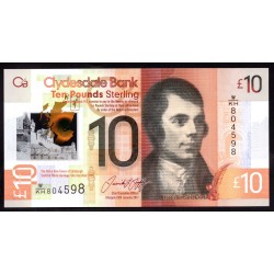Шотландия 10 фунтов 2017 (SCOTLAND 10 Pounds Sterling 2017) P 229Q : UNC
