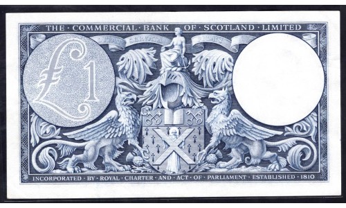 Шотландия 1 фунт 1956 (SCOTLAND 1 Pound Sterling 1956) P S336 : XF