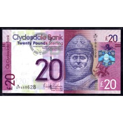 Шотландия 20 фунтов 2009 (SCOTLAND 20 Pounds Sterling 2009) P 229Ka : UNC