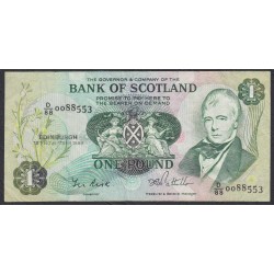 Шотландия 1 фунт 1986 (SCOTLAND 1 Pound 1986) P 111f: VF/XF