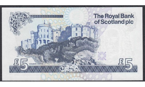Шотландия 5 фунтов 1996 г. (SCOTLAND 5 Pounds Sterling 1996) P 352b: UNC