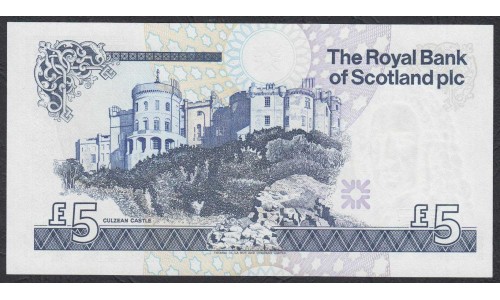 Шотландия 5 фунтов 1996 г. (SCOTLAND 5 Pounds Sterling 1996) P 352b: UNC