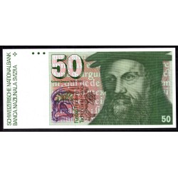 Швейцария 50 франков 1985 (SWITZERLAND 50 franks 1985) P 56f : UNC
