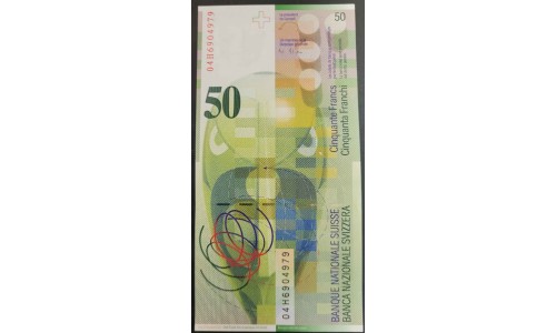 Швейцария 50 франков 2004 (SWITZERLAND 50 franks 2004) P 71b(2): UNC