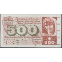Швейцария 500 франков 1973. РЕДКОСТЬ!!! (SWITZERLAND 500 franks 1973) P 51k: UNC