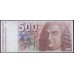 Швейцария 500 франков 1976-1992 годов, Супер РЕДКОСТЬ!!! (SWITZERLAND 500 franks 19776-1992) P 58c: UNC