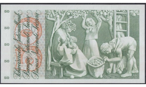 Швейцария 50 франков 1973 (SWITZERLAND 50 franks 1973) P 48m(1): UNC