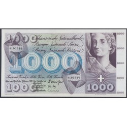 Швейцария 1000 франков 1970 (SWITZERLAND 1000 franks 1970) P 52i(2) : aUNC