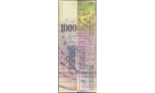 Швейцария 1000 франков 1999 (SWITZERLAND 1000 francs 1999) P 74b(1) : Unc