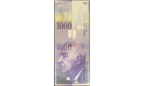 Швейцария 1000 франков 2006 (SWITZERLAND 1000 francs 2006) P 74с(1) : Unc