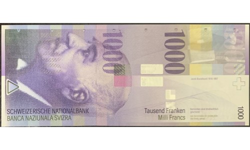 Швейцария 1000 франков 2006 (SWITZERLAND 1000 francs 2006) P 74с(1) : Unc