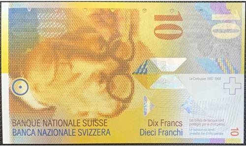 Швейцария 10 франков 2006 (SWITZERLAND 10 franks 2006) P 67b : UNC