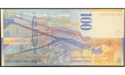 Швейцария 100 франков 2000 (SWITZERLAND 100 franks 2000) P 72e : UNC