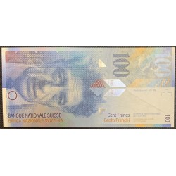 Швейцария 100 франков 2007 (SWITZERLAND 100 franks 2007) P 72h : UNC
