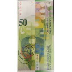 Швейцария 50 франков 2006 (SWITZERLAND 50 franks 2006) P 71c(2): UNC