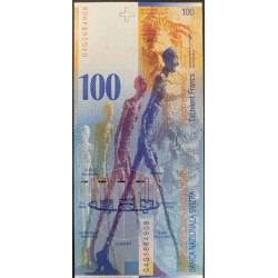 Швейцария 100 франков 2004 (SWITZERLAND 100 franks 2004) P 72g(2): UNC