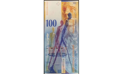 Швейцария 100 франков 2004 (SWITZERLAND 100 franks 2004) P 72g(2): UNC