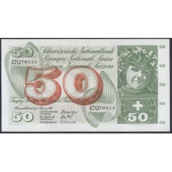 Швейцария 50 франков 1974 (SWITZERLAND 50 franks 1974) P 48n(2) : aUNC/UNC