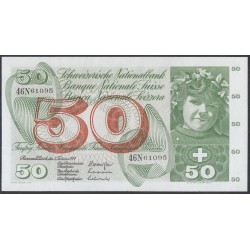 Швейцария 50 франков 1974 (SWITZERLAND 50 franks 1974) P 48n(1) : aUNC/UNC
