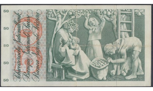 Швейцария 50 франков 1964 (SWITZERLAND 50 franks 1964) P 48d : VF