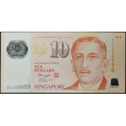 Сингапур 10 долларов б\д (2004-2020) (Singapore 10 dollars ND (2004-2020)) P 48j : UNC