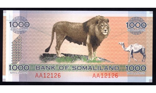 Сомалиленд  1000 шиллингов 2006 г. (SOMALILAND 1000 shillings 2006 ) P CS1: UNC 