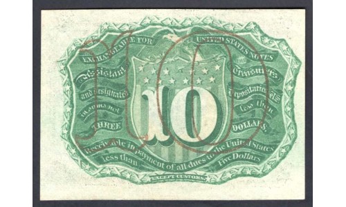 США 10 центов 1863 г. (UNITED STATES OF AMERICA 10 Cents 1863) P102:Unc