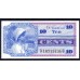 США 10 центов ND (1968 г.) серия 661 (UNITED STATES OF AMERICA 10 Cents ND (1968) MILITARY) PM65:Unc