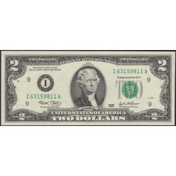 США 2 доллара 2003 (UNITED STATES OF AMERICA 2 Dollars 2003) P 516a : UNC