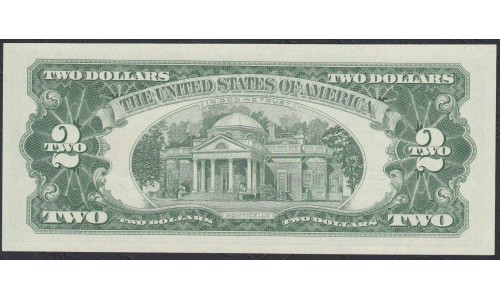 США 2 доллара 1963 года, G (UNITED STATES OF AMERICA  2 Dollars 1963, G) P 382a: UNC