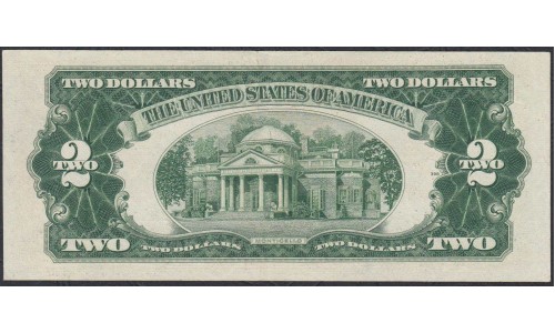 США 2 доллара 1953A года, E (UNITED STATES OF AMERICA  2 Dollars 1953A, E) P 381a: XF/aUNC