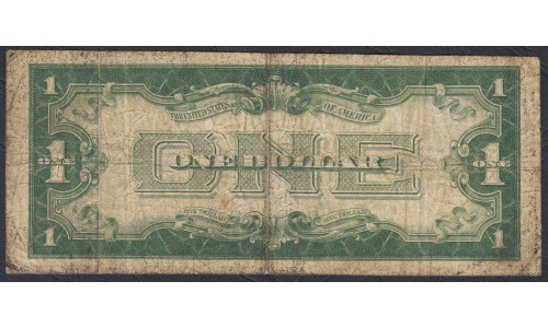 США 1 доллар 1928A года, серебряный сертификат (UNITED STATES OF AMERICA 1 Dollar 1928A, Silver Certificate) P 412 : VF
