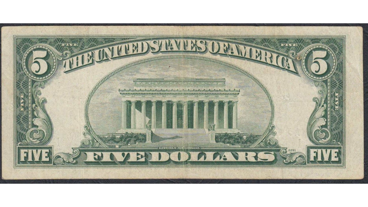 5 usa. 5 Долларовая купюра. Купюра 5 долларов США. Банкнота 5 долларов 1963. Пять долларов США банкнота.